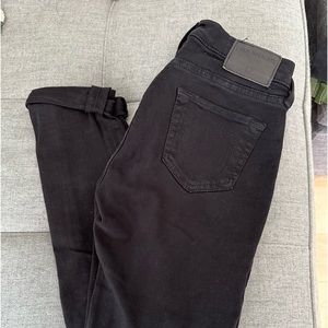 True Religion Halle Mid Rise Super Skinny Jeans Grunge Street Women’s Size 24